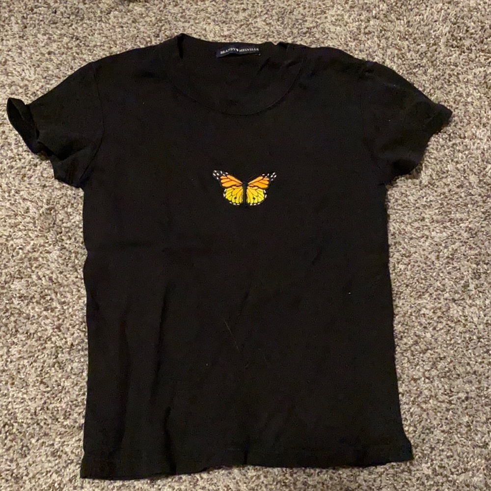 brandy melville butterfly graphic tee